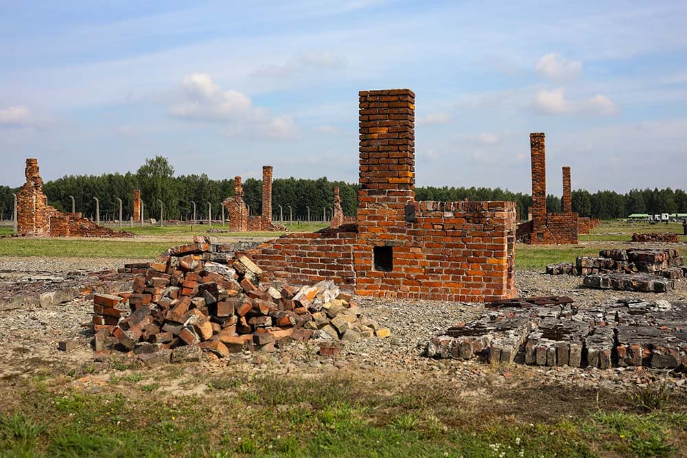 Cracovie Auschwitz Ruines Birkenau