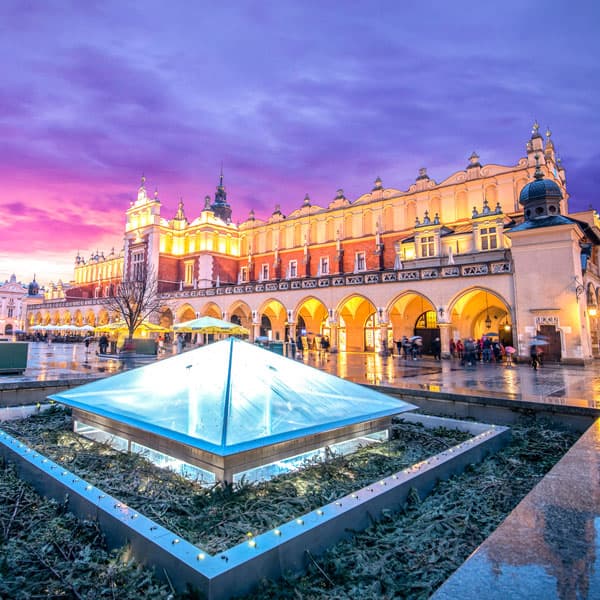 Rynek Główny, place du marché de Cracovie