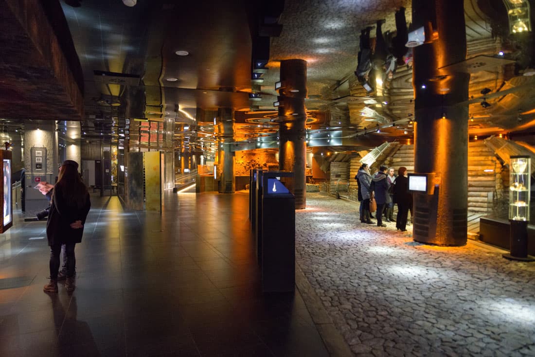 Vestiges archéologiques du musée Rynek Underground - Cracovie