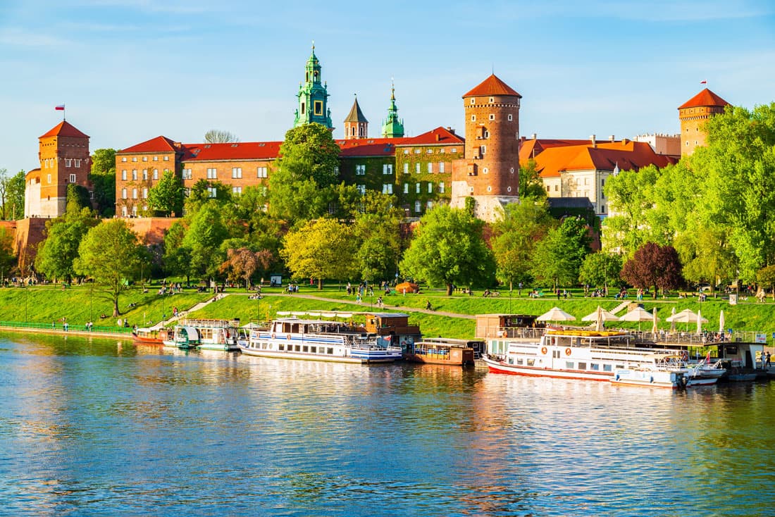 Croisière sur la Vistule à Cracovie