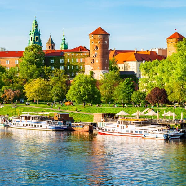 Croisière sur la Vistule à Cracovie