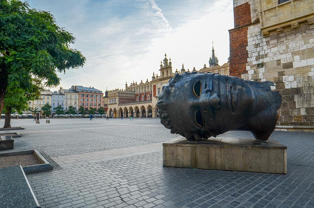 Cracovie Sculpture Rynek