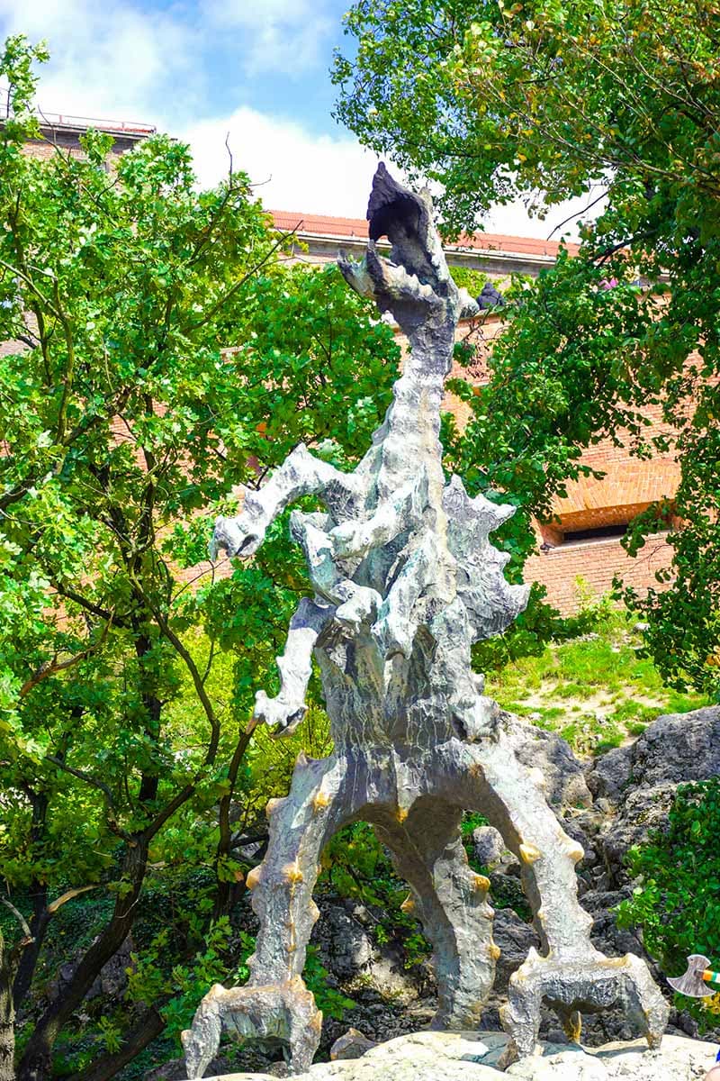 Dragon du château du Wawel à Cracovie