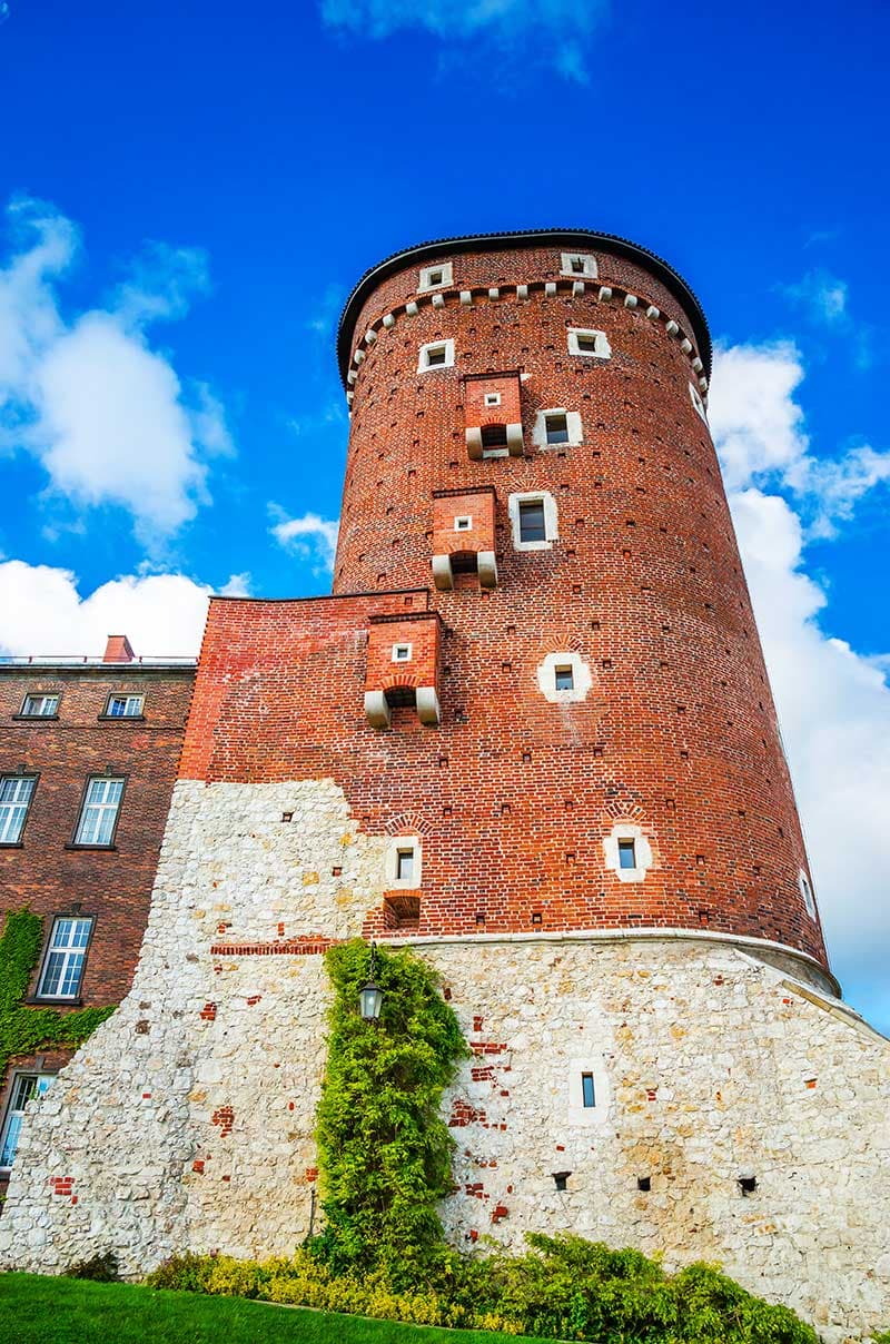 Tour Sandomierska du château du Wawel à Cracovie