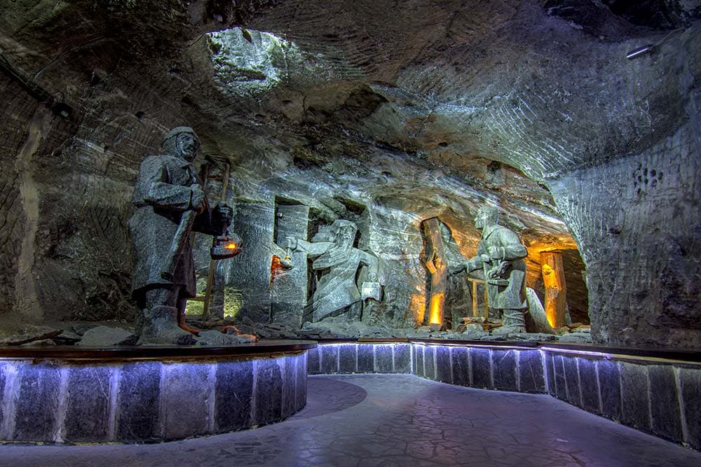 Visite de la mine de sel de Wieliczka
